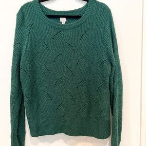 Target sweater. Dark green. XL